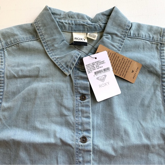 🐚ROXY Stellar Swell Denim Romper🐚 - Picture 4 of 13